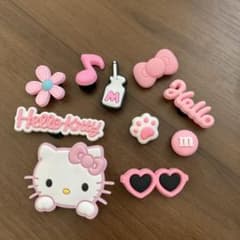 ハローキティ ジビッツ 10個セット　ピンクのサムネイル