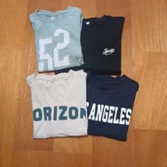 キッズ 長袖Tシャツ 4枚セット まとめ売りのサムネイル