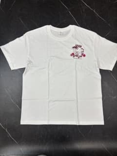 DTFプリント　プリントTシャツ　ホワイト　半袖 Tシャツ　おしゃれTシャツのサムネイル