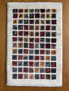 値下げ ZOLLANVARI ゾランヴァリ製アートギャッベミニギャッベ60×40 