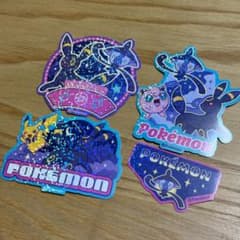 【韓国限定】ポケモン 30周年 POPPOP MIDNIGHTステッカーセット③のサムネイル