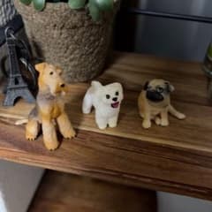犬のフィギュア 3体セットのサムネイル