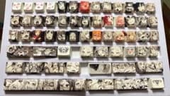 Anime Keycaps for 107-Key Computer Keyboard