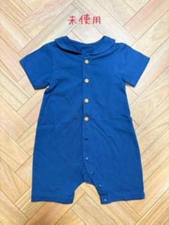 未使用 UNIQLOネイビーカバーオール60のサムネイル