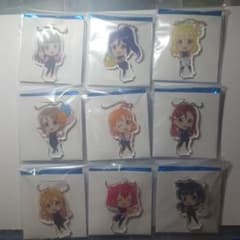 러브라이브 세가 콜라보 카페 Aqours 세가 유니폼 데포르메)]의 총 9 종 세트