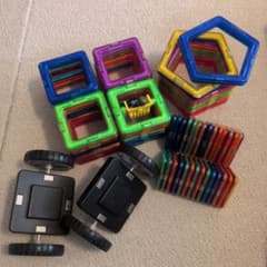 MAGFORMERS マグフォーマー 正規品 車輪付きセット　76ピースのサムネイル