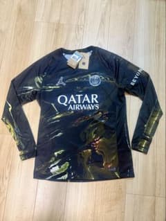Jordan PSG サード 長袖シャツ ブラック ゴールド　日本サイズL〜XLのサムネイル