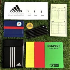 サッカー審判　カードケースセット　adidasのサムネイル