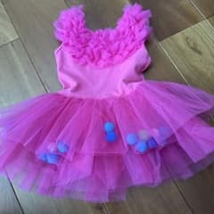 ピンク フリル チュチュレオタードのサムネイル