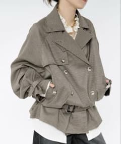 Ezick Midi trench coat メタルボタンミディトレンチコート - メルカリ