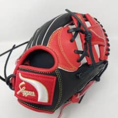 久保田スラッガー 少年軟式グローブ LT25-GJ2 J2H型 レッド×ブラック 久保田スラッガー 限定品 KSN-J2H 少年 軟式用 LT25-GJ2 ブラック