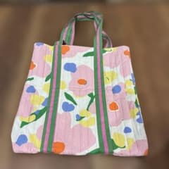 My Little Box リバーシブル トートバッグ 花柄 ストライプのサムネイル