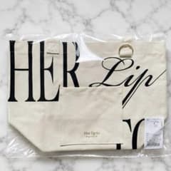 値下げ不可】Her lip to トートバッグ 名古屋 モノトーン - メルカリ
