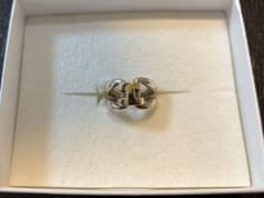 エルメス ヴィンテージ ヒストリーリング 表記サイズ53 SV YG コンビ