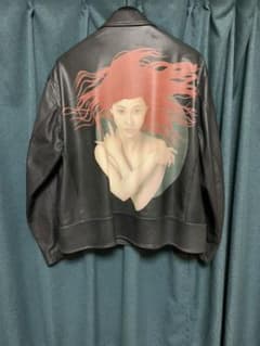 Yohji Yamamoto 太陽の子 レザージャケット レザーブルゾンのサムネイル