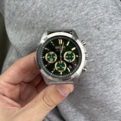 SEIKO クロノグラフ グリーン文字盤 腕時計 本体 - メルカリ