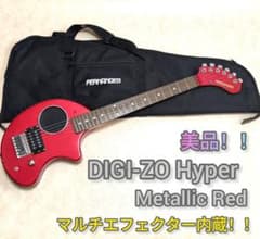 【美品】DIGI-ZO CAR マルチエフェクター内蔵 ミニギター ZO-3 美品】DIGI-ZO Hyper MRR メタリックレッド 専用ケース付 - メルカリ