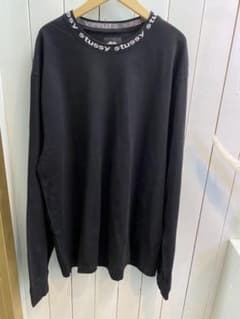 stussy neck round logo T shirtのサムネイル