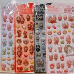 モンチッチ ぷくシール4枚セットのサムネイル