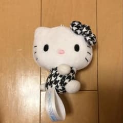 ハローキティ 千鳥格子柄 マスコット ぬいぐるみのサムネイル