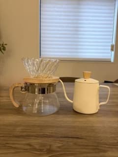 ガラスドリッパー コーヒーサーバー ケトル セットのサムネイル