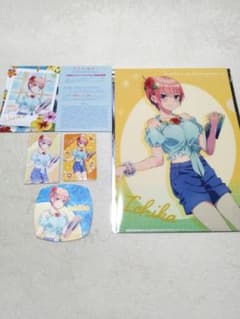 오등분의 신부 atre 아틀레 아키하바라 이치카 세트 응모 용지 클리어 파일