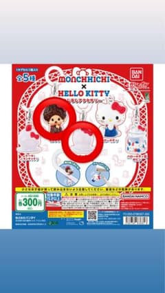 モンチッチ×ハローキティ めじるしアクセサリー 2種セットのサムネイル