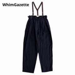 WhimGazette ウィムガゼット 長谷川京子 コラボ サスペンダーパンツ
