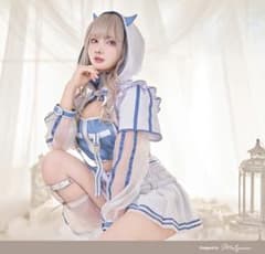 マリームーン ゲーミングデビルガール 水色 衣装 天使界隈 コスプレ