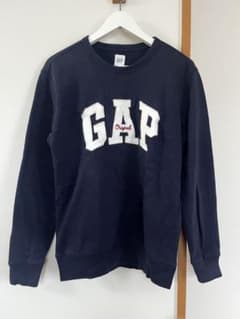 GAP ロゴ スウェット ネイビー xsのサムネイル