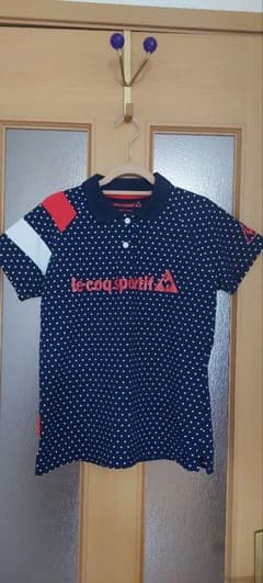 le coq sportif ポロシャツ ドット柄 ネイビーのサムネイル