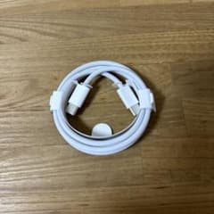 Apple純正CtoCケーブル　iPhone15付属　タイプC  充電ケーブルのサムネイル