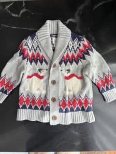 BABY GAP ベビーギャップ カウチンセーター ノルディック柄 シロクマ