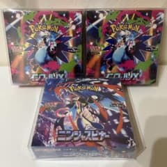 インフェルノX ニンジャスピナー バトルパートナーズ シュリンク付 BOX 3点 ポケモンBOXインフェルノX ニンジャスピナー3BOX 新品未開封シュリンク
