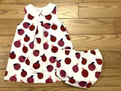 美品】jacadi りんご ワンピース 24m 88センチ - メルカリ