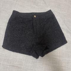 ブラック ツイードショートパンツのサムネイル