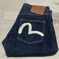 サイズ33 NO1 2000T 手書き白カモメ 赤耳 濃紺 エヴィス エビス サイズ33 NO1 2000T 手書き白カモメ 赤耳 濃紺 エヴィス エビス - メルカリ