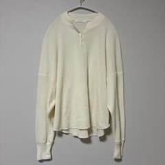 chocol raffine robe ワッフルカットソー 長袖 ハーフボタンのサムネイル