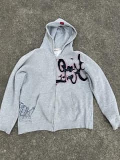 Quick silver zip up hoodie 平成　y2k ダメージありのサムネイル