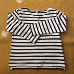 無印良品 キッズ kids ボーダーカットソー 120のサムネイル