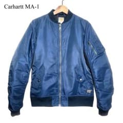 半額★新品 CARHARTT WIPボンバージャケット ブルー M カーハート Carhartt WIP（カーハートダブリューアイピー）の「【CARHARTT