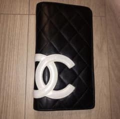 CHANEL 長財布　カンボンライン　ピンク　★のサムネイル
