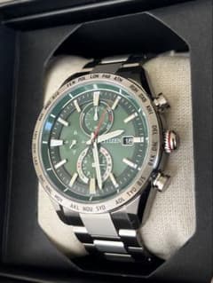 【新品未使用】CITIZEN at8181-63w メンズ時計 グリーンのサムネイル