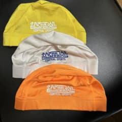 CENTRAL SPORTS 水泳帽 3個セットのサムネイル