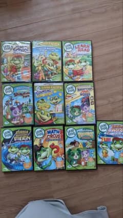 リープ・フロッグ　Leap Frog DVD10枚セット＋2枚のサムネイル
