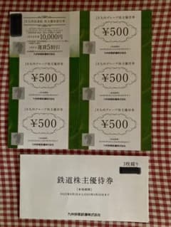 JR九州グループ株主優待券のサムネイル