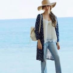 値下げ☆レトロガール☆花柄ガウン！のサムネイル