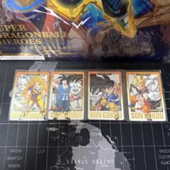 ドラゴンボールカード 孫悟空 GOKOU SPECIAL 4枚セットのサムネイル