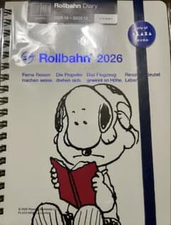 未開封　ロルバーン　スヌーピー　ダイアリー　2026年　Lサイズのサムネイル