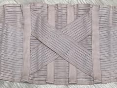 【Scudotex】腰痛ベルト コルセット ベージュ Ｓ